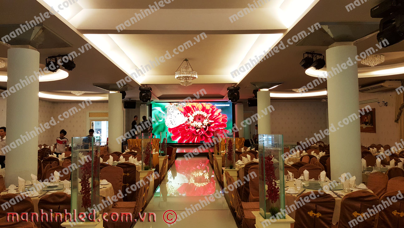 màn hình led P5 Nhà hàng Đông Phương 2 (32 Hoàng Việt, P4, Q. TB, TPHCM)