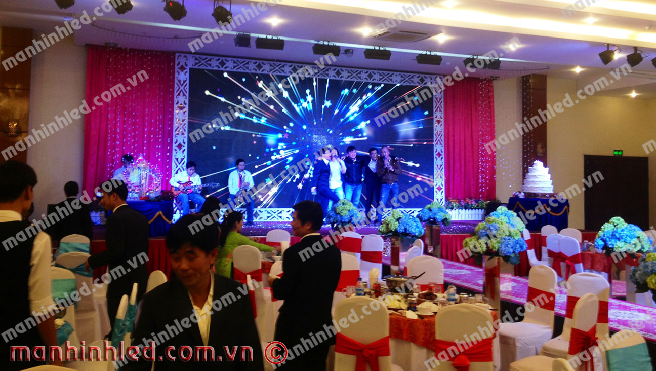 màn hình led Indoor Nhà hàng Tiệc cưới Phương Đông Quảng Ngãi